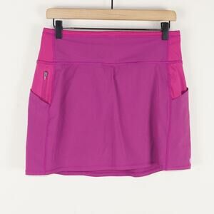 Athleta Pink Action Skort In Dobby 14.5 Womens Sz S